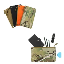 Estuche para lápices sencillo, bolsa de almacenamiento táctica para exteriores, bolsa para artículos diversos, bolsas para documentos