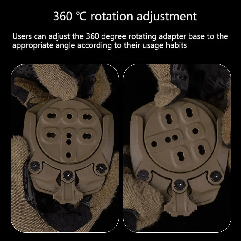Adaptador de Base de 360 grados, adaptador de pierna caída, adaptador de diseño Modular de liberación rápida, plataforma de sistema de bloqueo de ajuste ﻿ - imagen 3