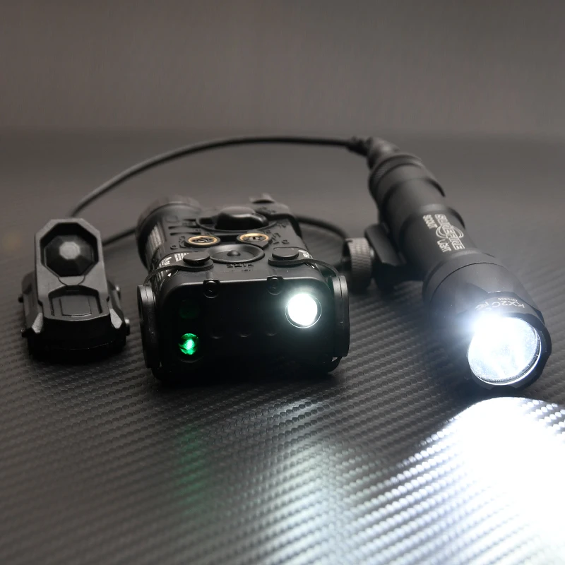 Airsoft L3 NGAL verde/IR mira láser Surefir M300 M600 linterna LED AXON interruptor trasero de Control Dual con caja de almacenamiento traje - imagen 2