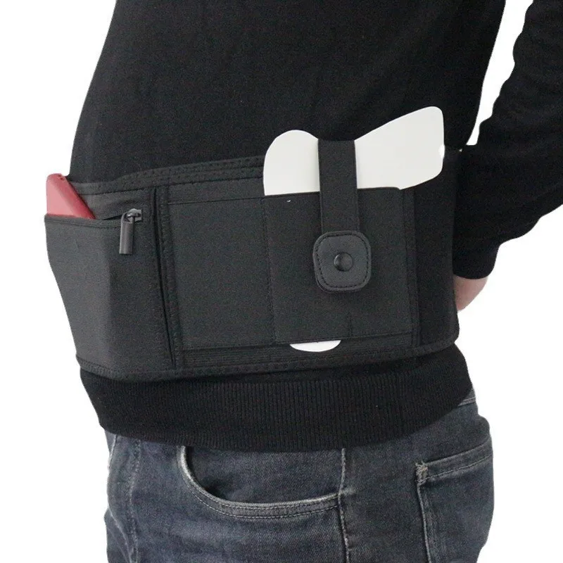 Funda táctica para banda para el vientre de 45 pulgadas/50 pulgadas/55 pulgadas para hombres y mujeres con soporte para revistas funda para pistola de caza - imagen 5