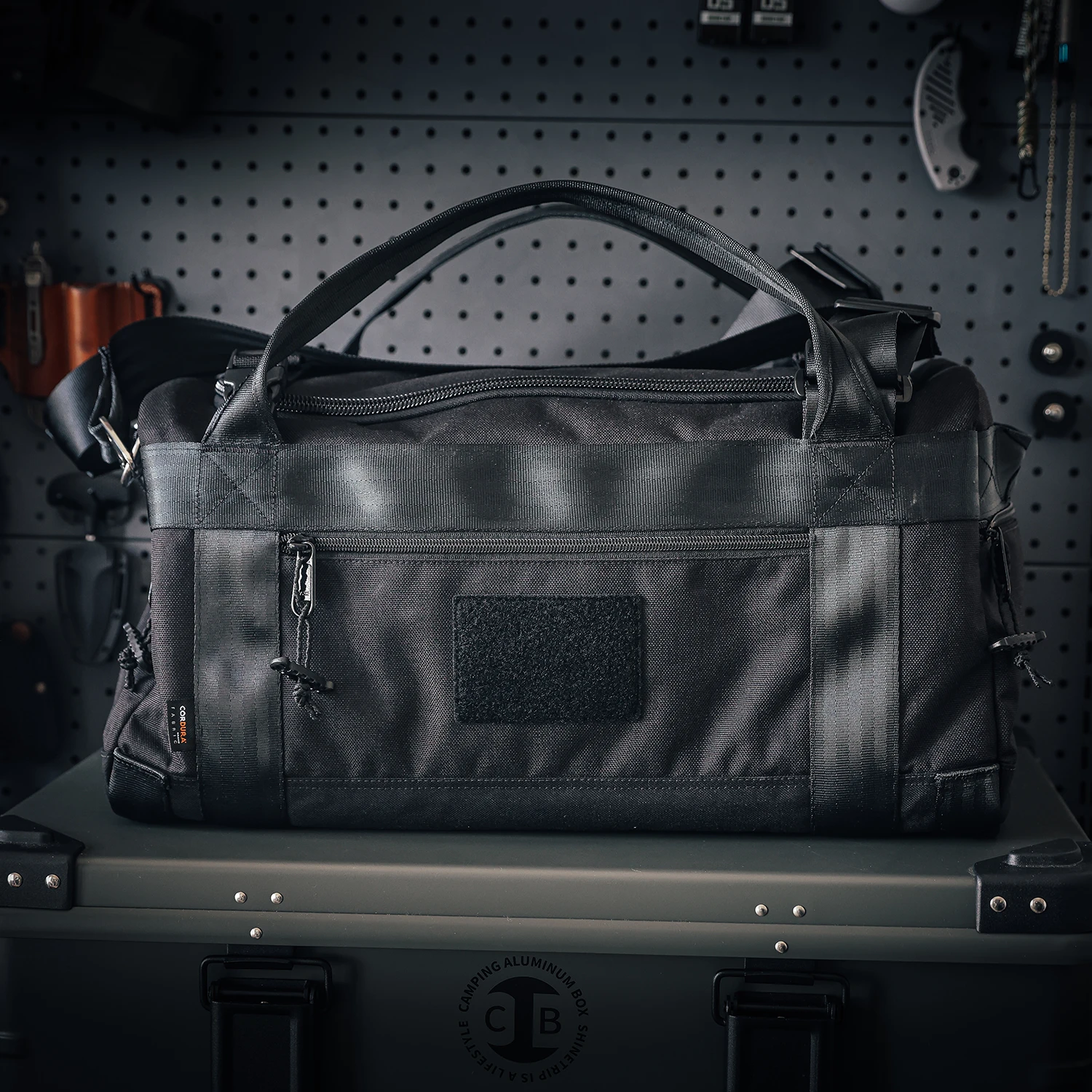 MAUHOSO Bolsa de lona de 45 L, bolsas de viaje plegables para hombres y mujeres, bolsa de viaje grande y plegable, repelente al agua y resistente a desgarros - imagen 5