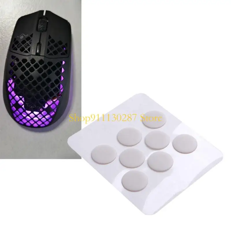 J1HC 1 paquete Gaming Mouse patines pegatinas ratón almohadilla para pies reemplazo para Steelseries-Aerox 3 deslizamiento - imagen 3