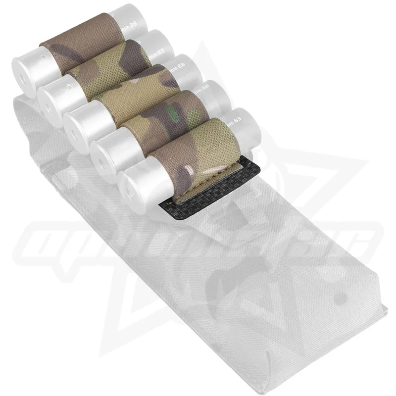 OPHIDIAN Molle Shotshell Panel colgante, bolsa para revistas, 5 rondas, 12 calibre, Cartucho de munición, soporte de almacenamiento para equipo, cinturón, chaleco - imagen 5