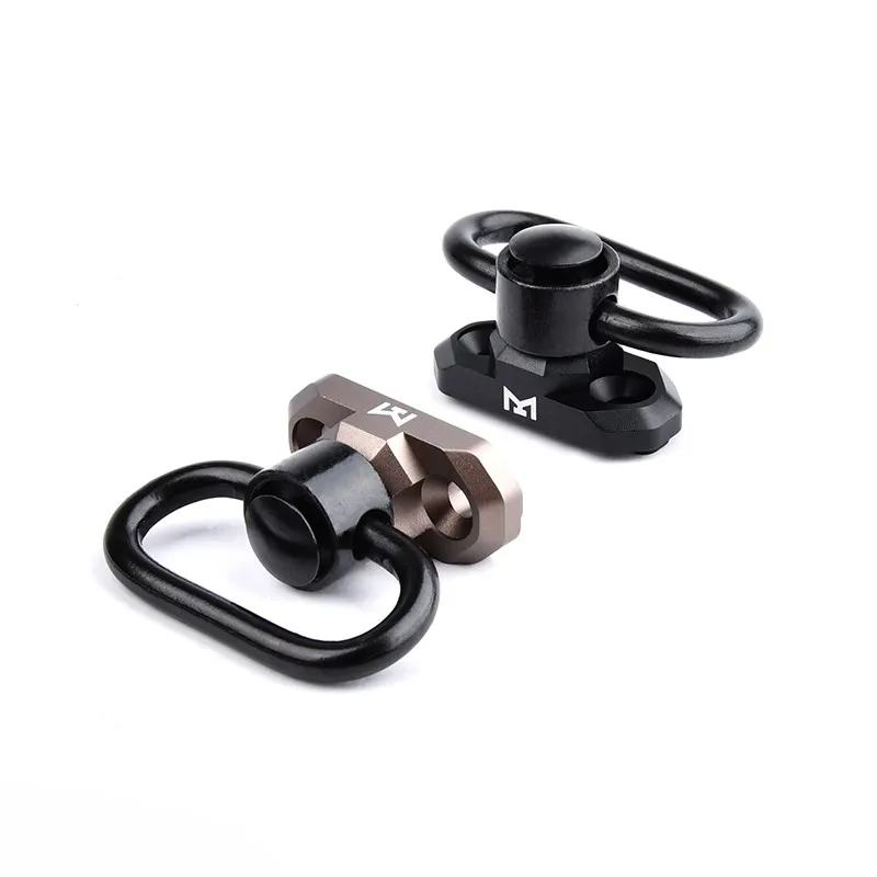 WADSN adaptador de correa táctica de montaje QD, hebilla de liberación rápida de Metal, accesorio de Base compatible con sistema de riel m-lok Keymod - imagen 3