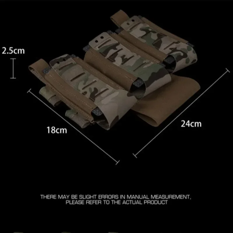 ERQYGRA táctico 5,56 Triple Mag bolsa placa CS revista de tiro juego de guerra equipo de caza sistema Molle accesorios de Paintball - imagen 3