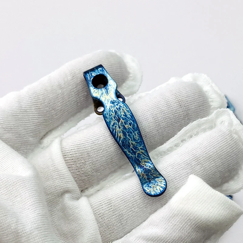 Clip de transporte profundo portátil para Spider SM C229, anodización, aleación de titanio, cuchillo de bolsillo, herramienta de equipo de bolsillo C229 EDC, 1 unidad - imagen 4