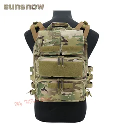 SUNSNOW CP Attack Panel ZIP-On Trasero – Bolsillo para Chaleco Táctico