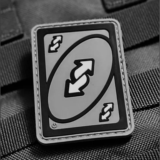 Parche táctico inverso de PVC versión Halloween, juego de mesa de fiesta, tarjeta con tapa, insignia de moral, brazalete, parches militares, pegatina para mochila - imagen 4