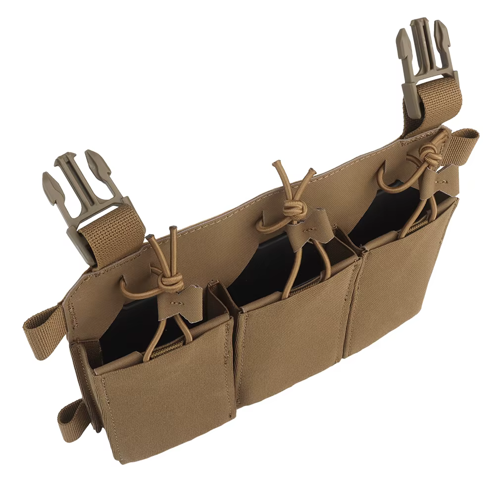 Chaleco táctico triple portacargadores 5.56 y 7.62 MOLLE - imagen 5