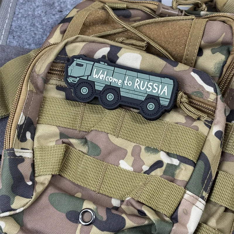Parche de PVC 3D para camión táctico, insignia de moral militar, parches con gancho, ropa, mochila, pegatinas, brazalete