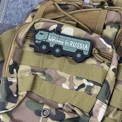Parche PVC 3D moral militar con gancho para uniforme táctico