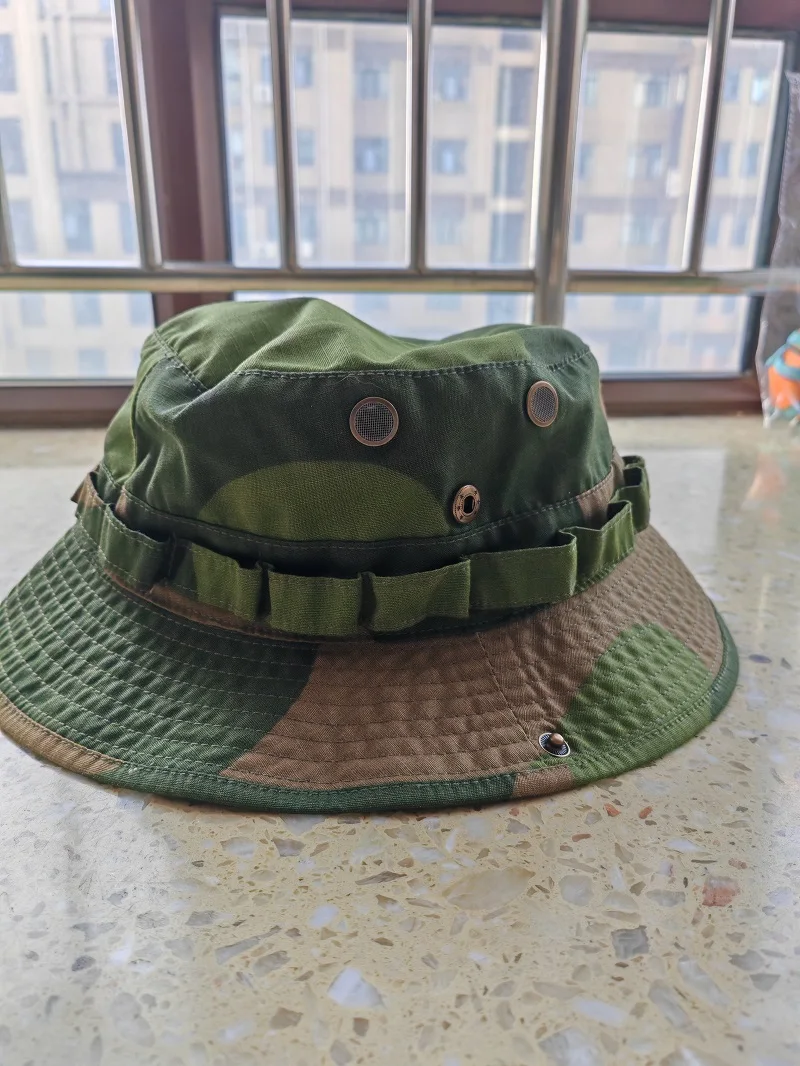 Sombrero de protección solar de cabeza grande de camuflaje de Noruega