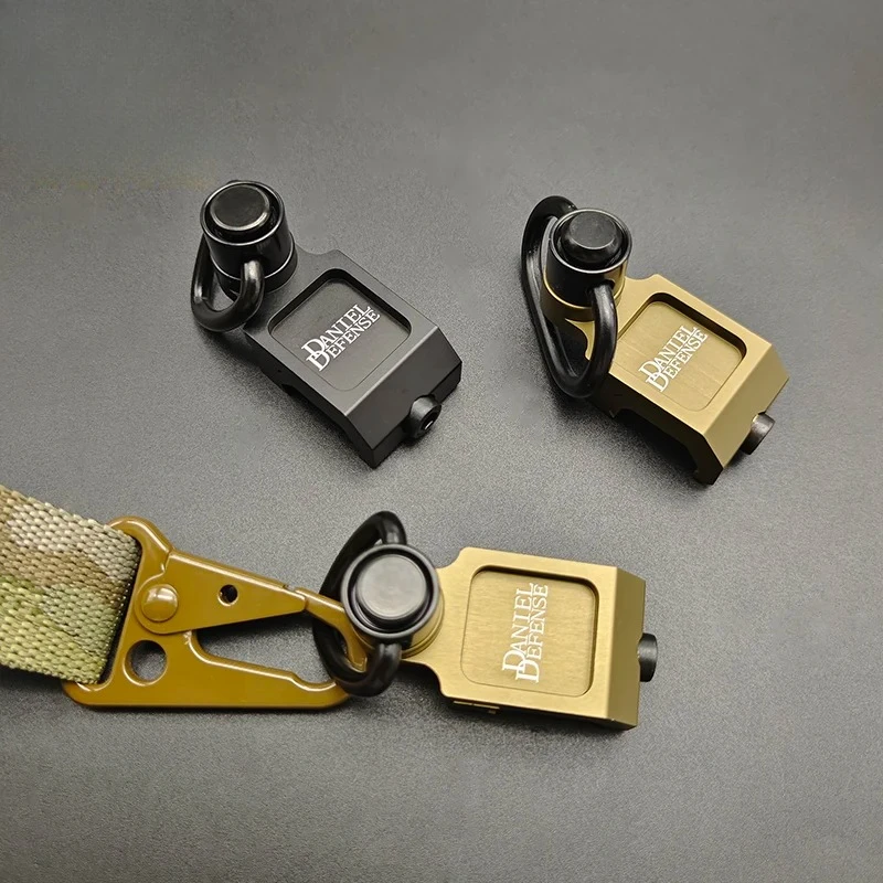 Hebilla lateral DD, correa para mochila táctica, hebilla para pistola QD Sling, punto de fijación giratorio, Offset, riel Picatinny de 20mm, montaje QD dedicado - imagen 2