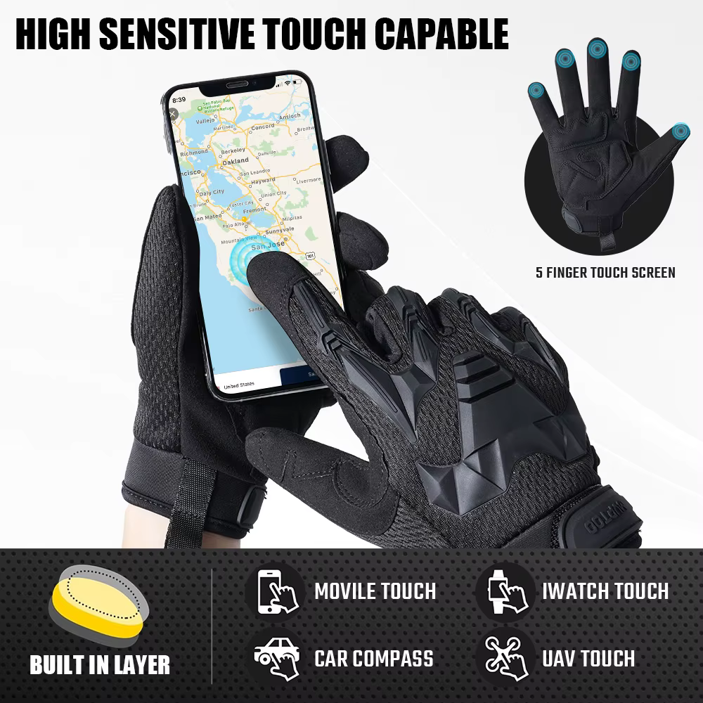 Chaqueta táctica ripstop MOLLE negra - imagen 4