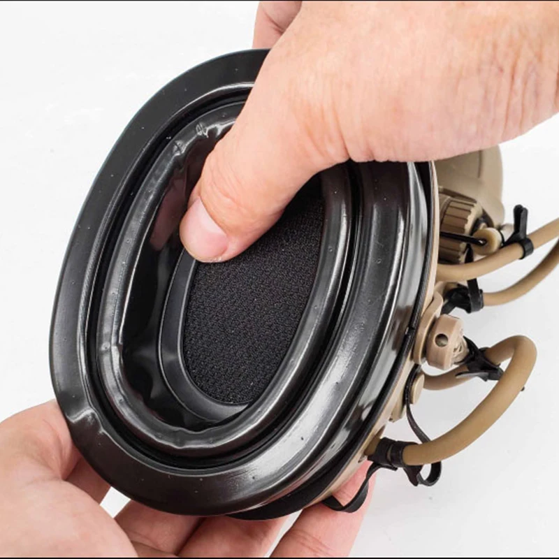 Almohadillas de Gel mejoradas para auriculares, Kit de sello para auriculares tácticos AMP, adaptador Bluetooth y micrófono, Cable de 3,5mm, accesorio para auriculares - imagen 5