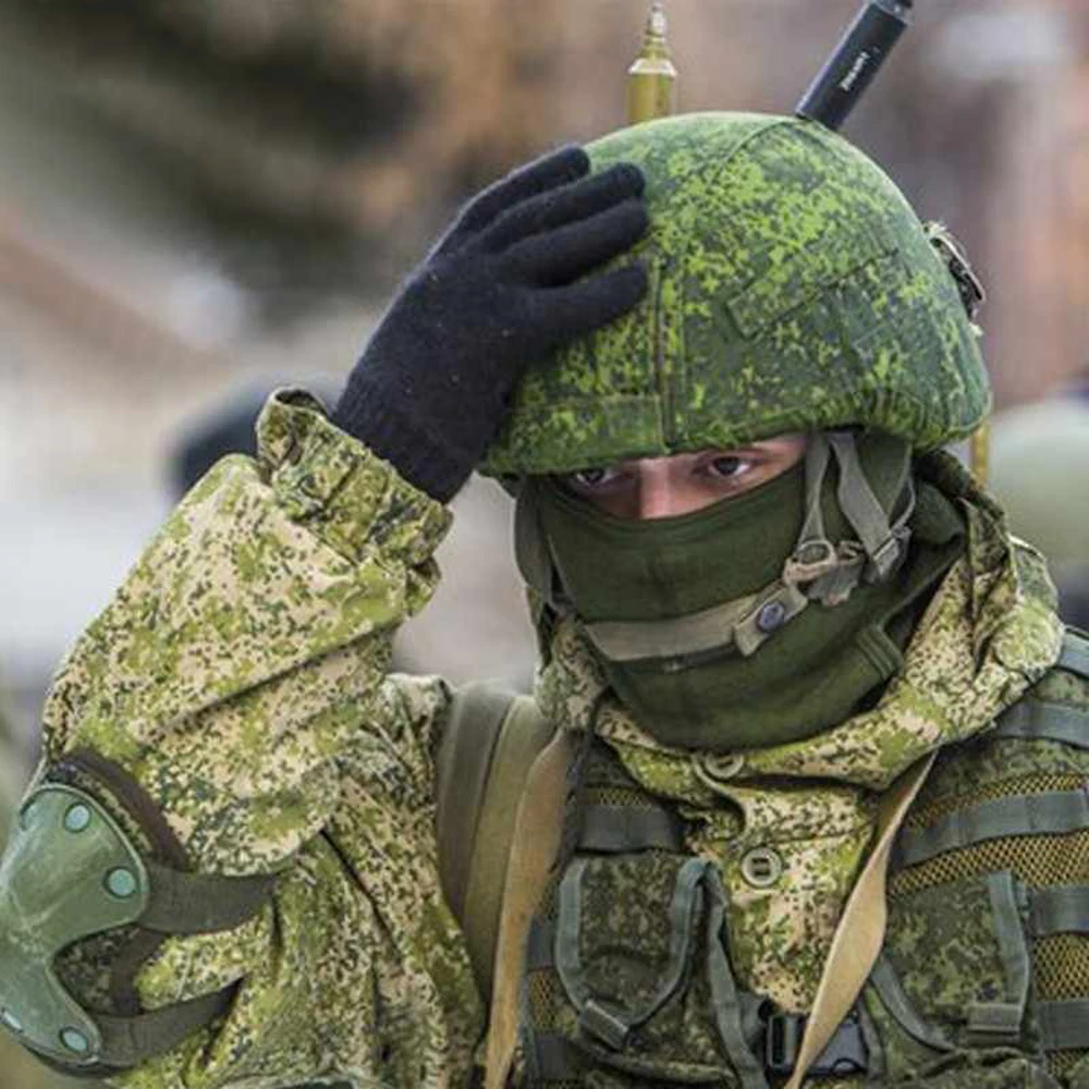 Sistema Táctico VKBO para exteriores, guantes de hilo de lana fría humana pequeña, doble lana negra, Verde - imagen 3
