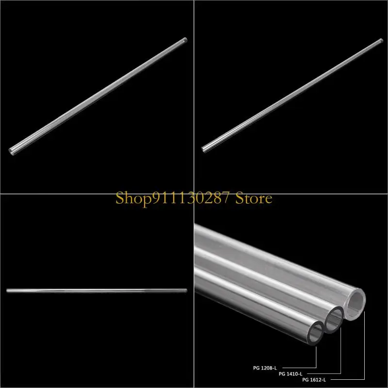 J1HC OD 12 mm 14 mm 16 mm Tubo enfriamiento agua Tubo manguera dura transparente para CPU PC