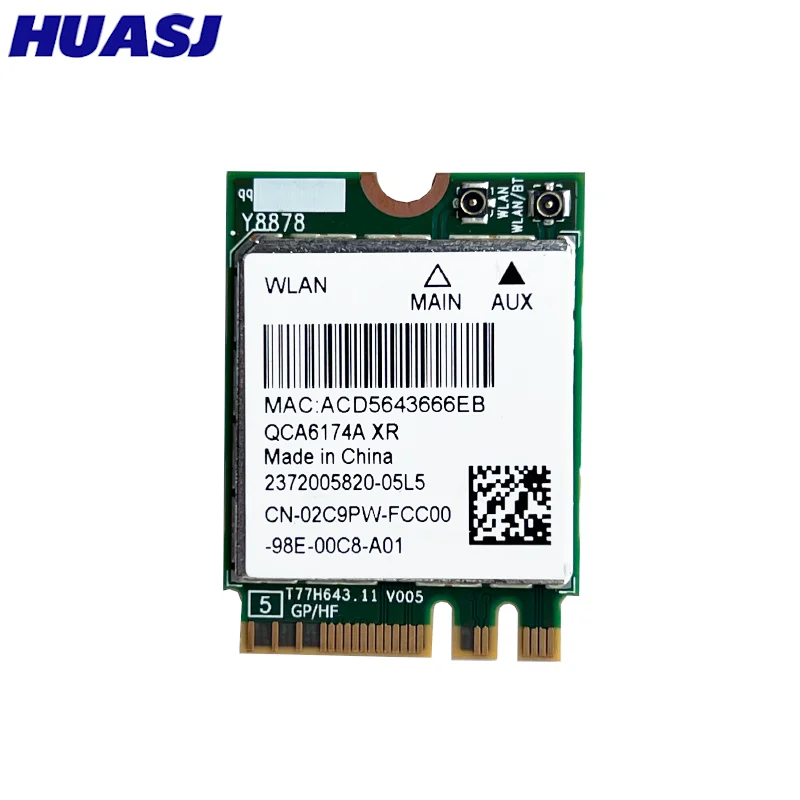 Nueva tarjeta inalámbrica para Atheros QCA6174A QCNFA364A NGFF M.2 867Mbps 802.11AC Bluetooth4.2 tarjeta de red WiFi de doble banda - imagen 5