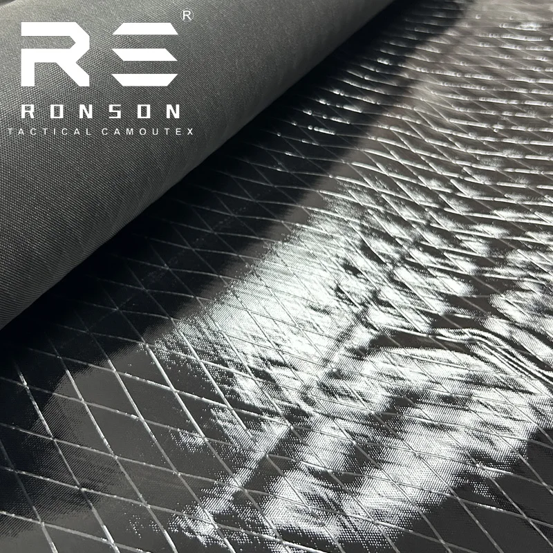 XPAC poliéster 600D compuesto de alta resistencia, nailon 500D negro impermeable bolsa funcional telas tela resistente a la abrasión - imagen 5