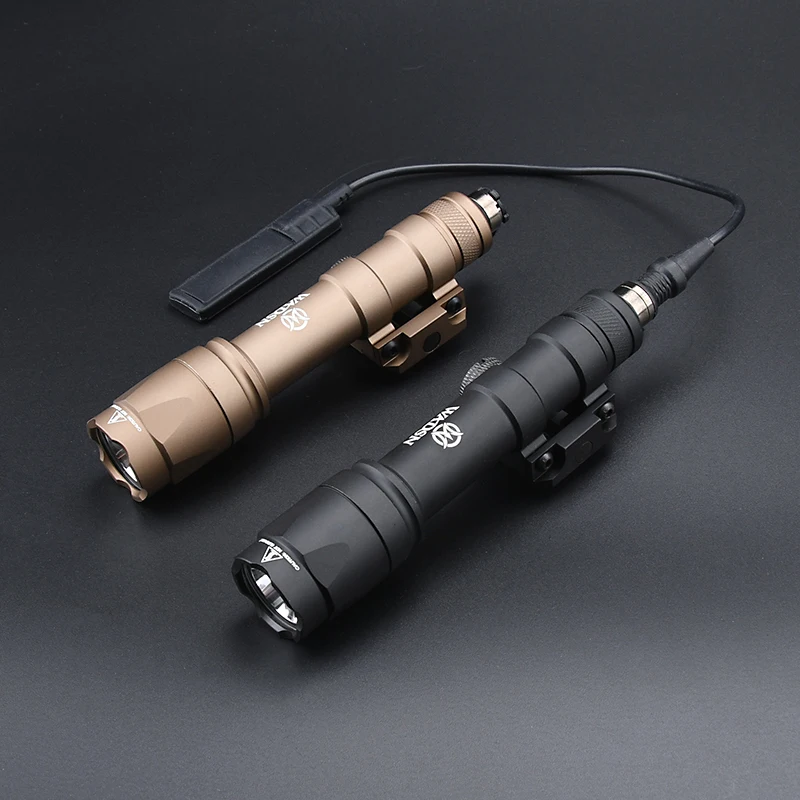 WADSN-linterna de gran potencia para caza, luz LED blanca momentánea, función constante, accesorio de riel de 20mm, M300B, M600C, Airsoft - imagen 3