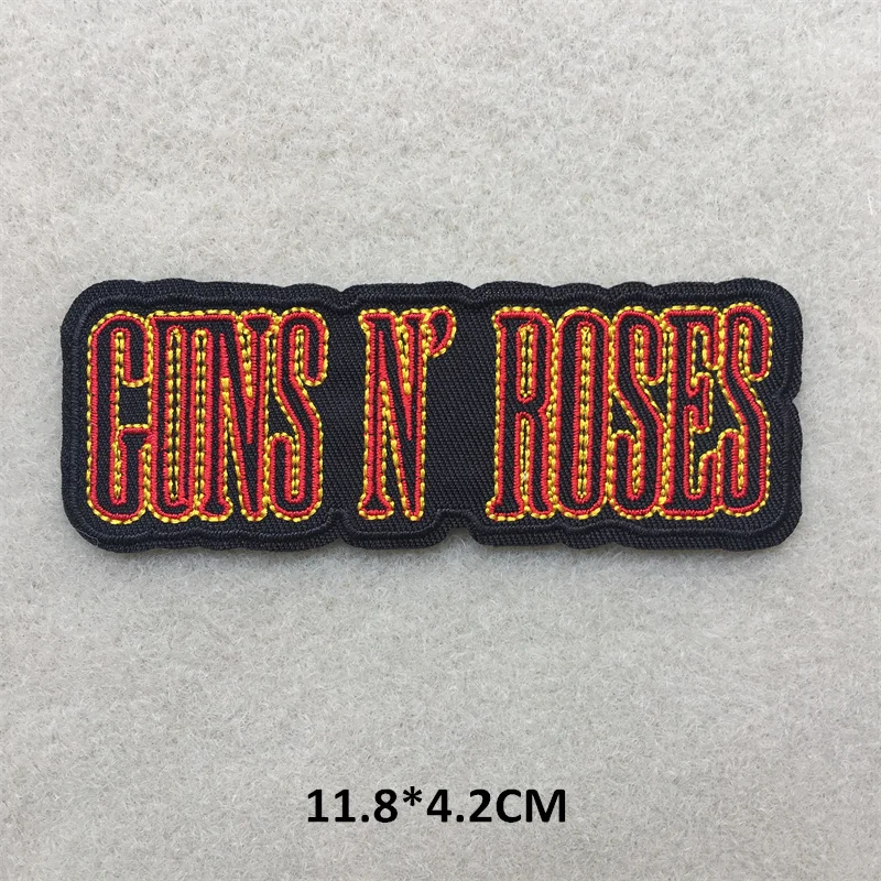 Parches bordados de banda de Rock para ropa, pegatinas para chaqueta, apliques para planchar, DIY - imagen 5