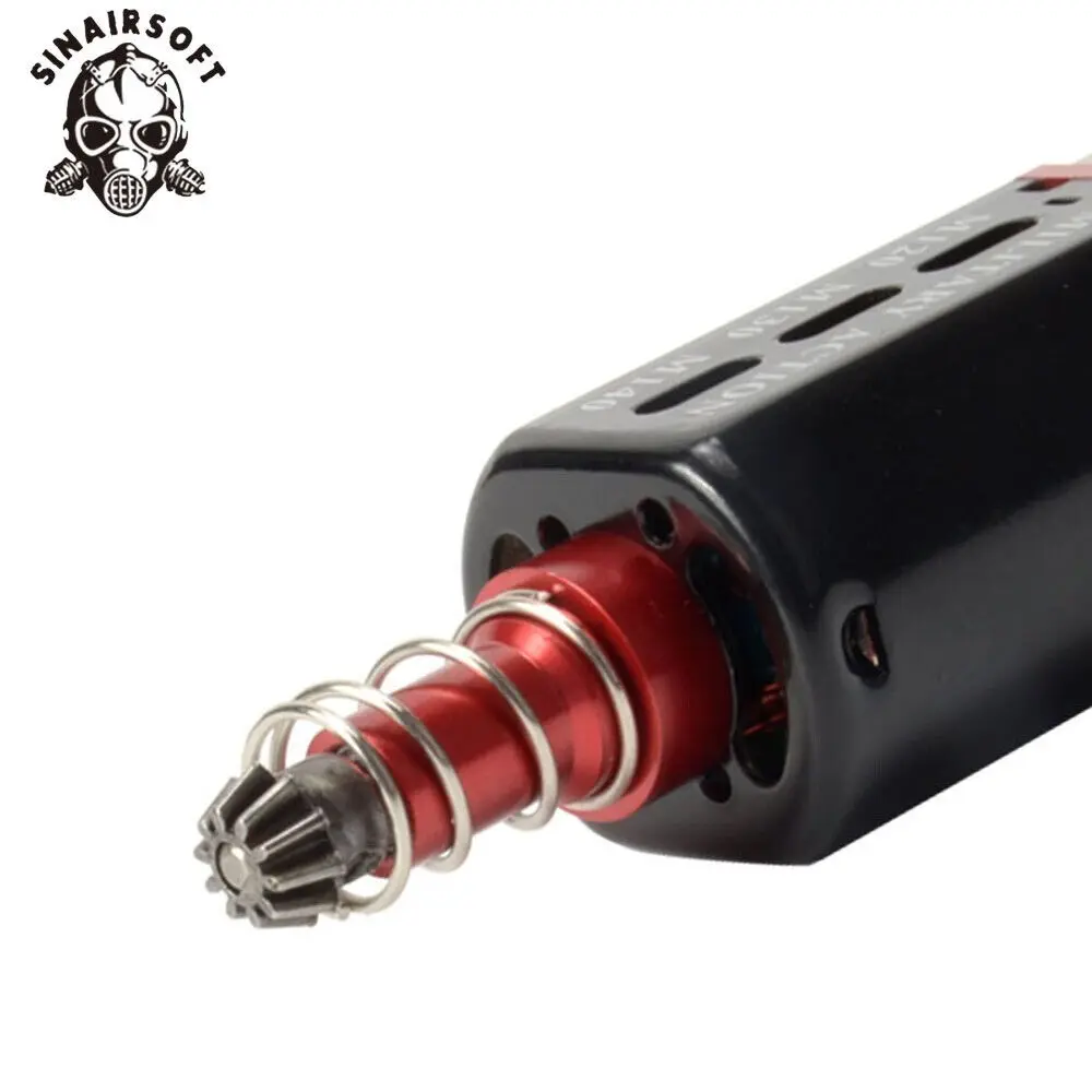 SINAIRSOFT M140 Motor de eje largo de alta velocidad para PTS ACR G36 AUG Airsoft Compatible Ver.2 Ver.3 Ver.7 caja de cambios - imagen 2