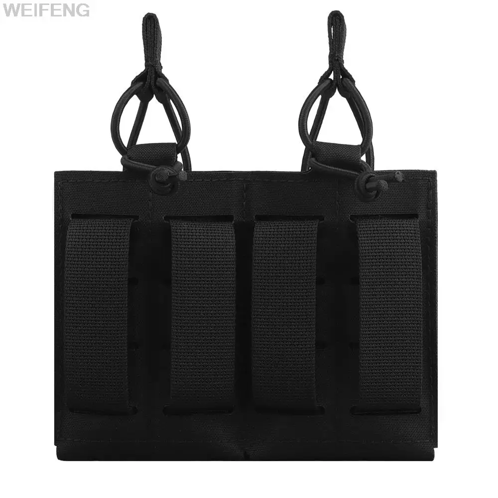 Doiuble-funda protectora de goma para Rifle militar, accesorio táctico de caza, 5,56mm, para M4 AR 15 AK - imagen 2