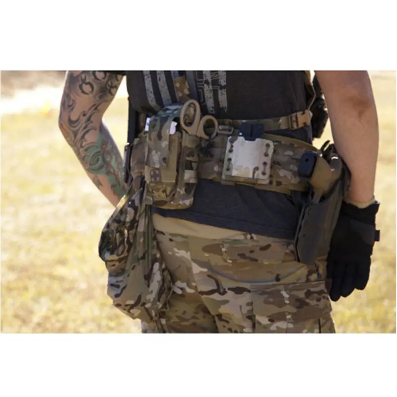 Chaleco de deportes al aire libre, cinturón ligero MOLLE, bolsa de reciclaje plegable - imagen 4