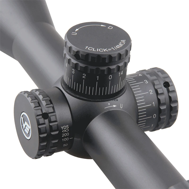 Vector Optics 3-12X44 SFP Rifle Scope 1/4 Moa, iluminación roja, alivio ocular largo, torretas de reinicio cero, caza - imagen 5