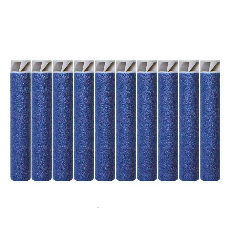 Recargas de dardos de 10 colores para pistola de juguete Nerf, balas de espuma de cabeza suave plana, color gris, 7,4 C x 200 cm, 1,3 unidades por lote - imagen 2