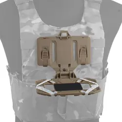 Bolsa de pecho táctica MOLLE extensible para móvil