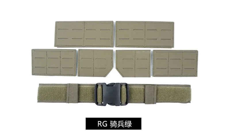 Cinturón Modular de camuflaje táctico, cinturón negro desmontable dividido, diseño de liberación rápida - imagen 4