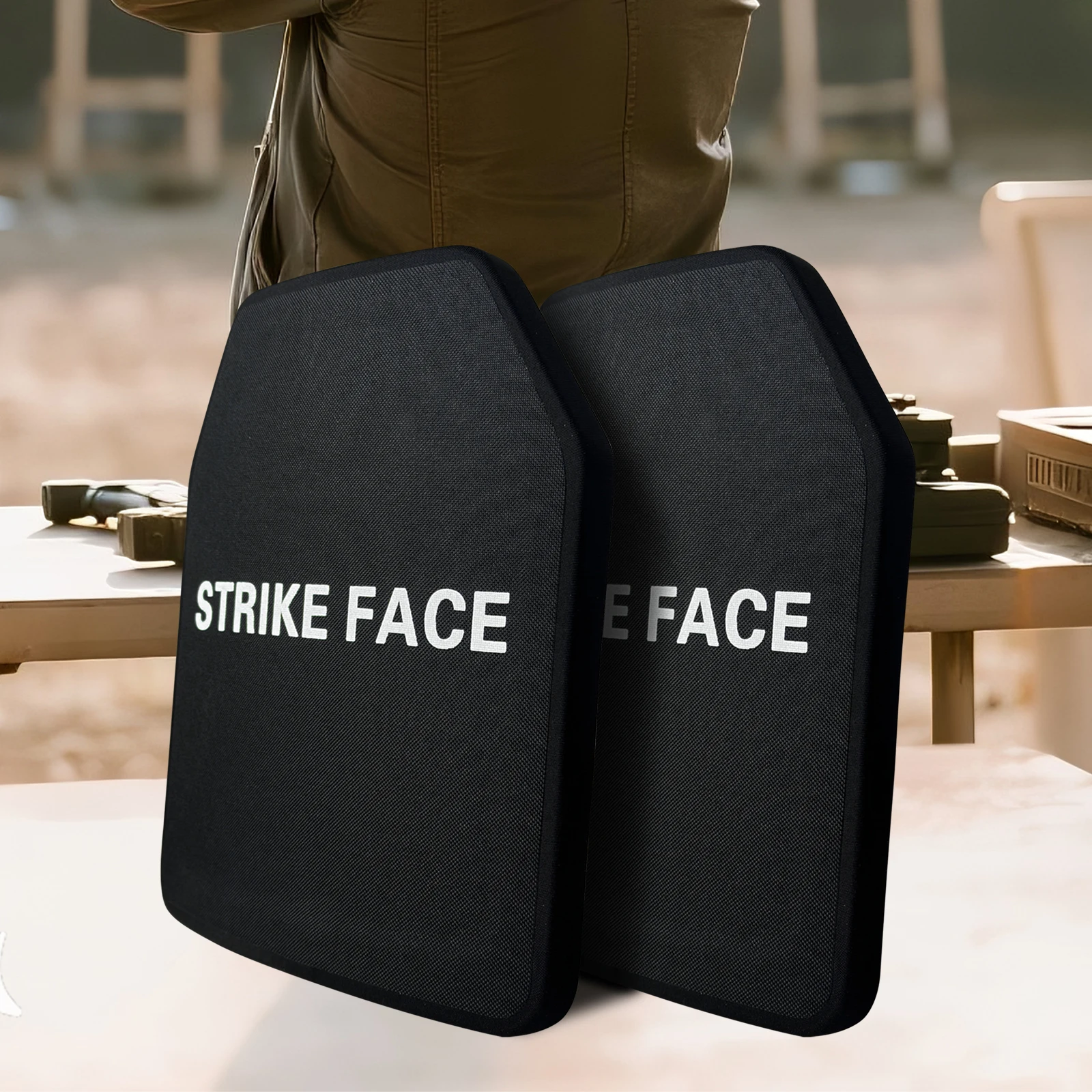 UNIONTAC NIJ III/NIJ IIIA placa a prueba de balas 10x12 luz táctica UHMWPE protección a prueba de balas armadura corporal chaleco placa de inserción - imagen 3