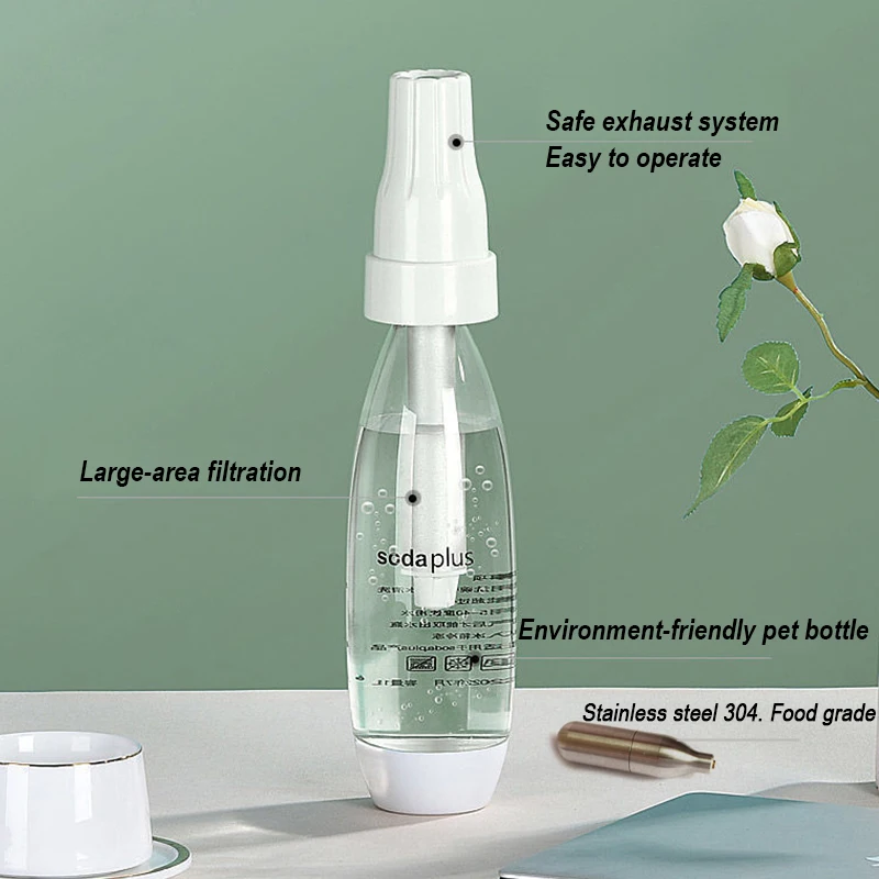 Máquina portátil de Soda para el hogar, con cartucho recargable de CO2, para bebidas de carbonata, para elaboración casera, Sodastream - imagen 5