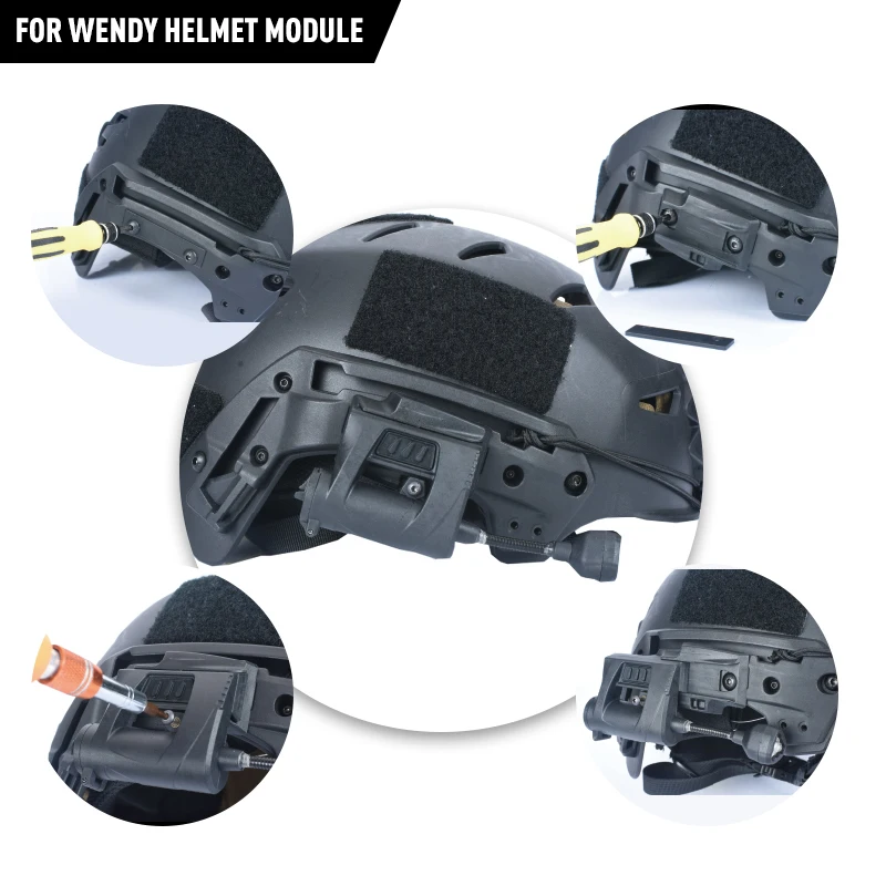 Luz táctica rápida para casco Mich MPLS 2,0 carga 4 modos rojo verde blanco IR MOLLE lámpara para casco señal de caza linterna LED - imagen 5