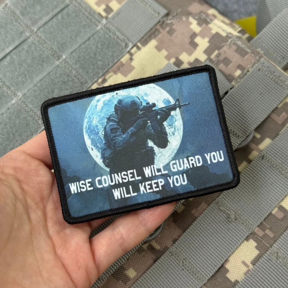 Chevron te continá parche táctico moral militar parches de gancho y bucle impresos personalizados para ropa pegatina de mochila del ejército - imagen 3