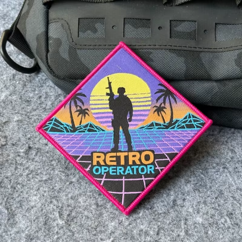 Parche táctico de operador insignia moral con velcro gancho bucle - imagen 3
