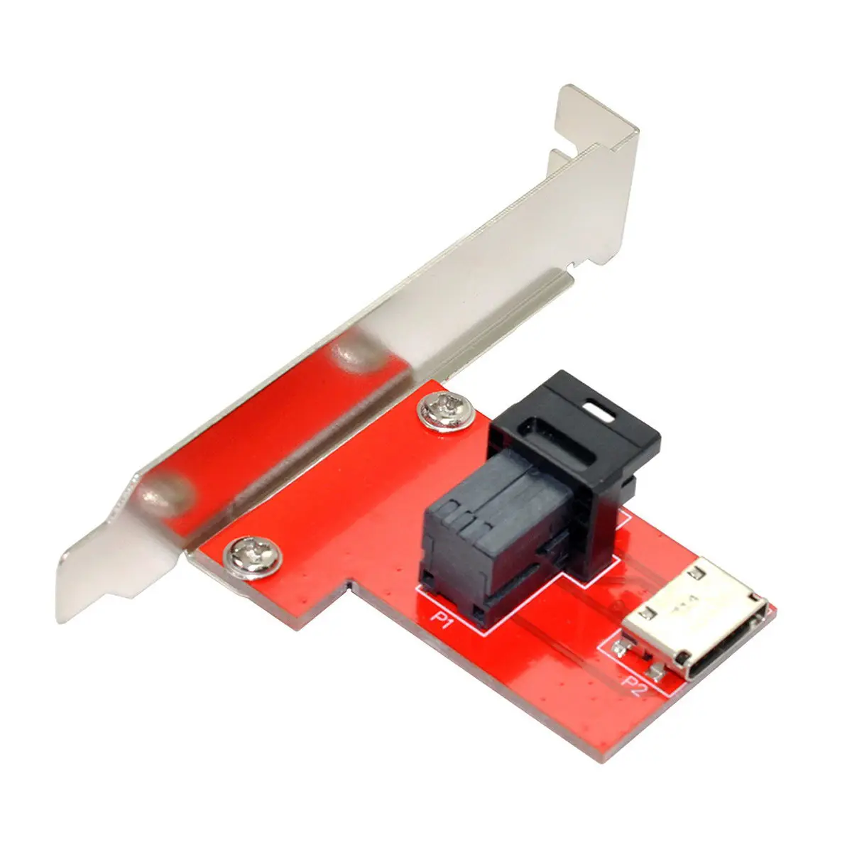 Chenyang pci-express 4,0 Mini SAS HD SFF-8643 a Oculink SFF-8611 PCBA adaptador hembra con soporte - imagen 3