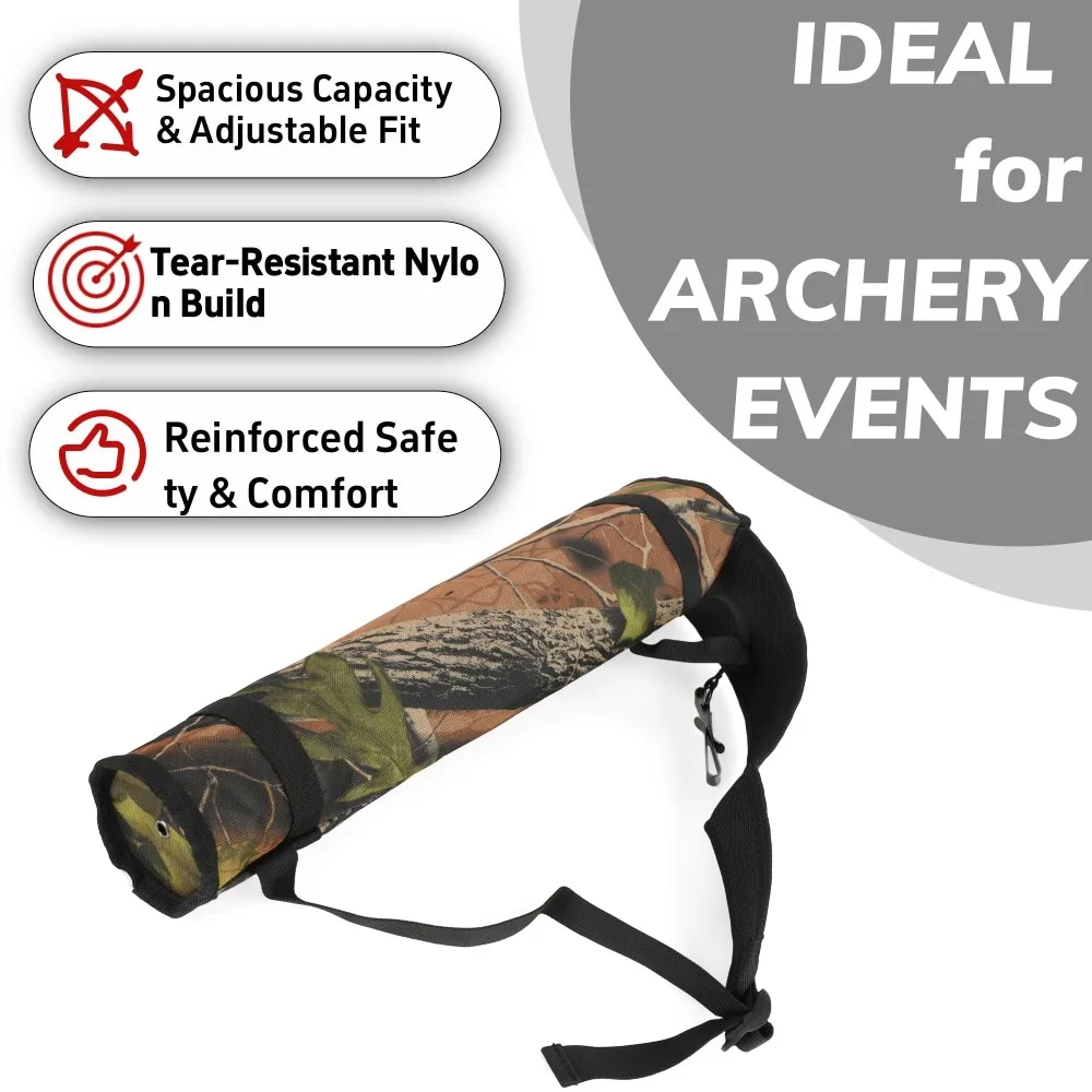 Mochila con flecha para tiro con arco, soporte para bolsa, aljaba, objetivo de tiro al lado posterior, práctica para arco compuesto recurvo, accesorios ajustables - imagen 5
