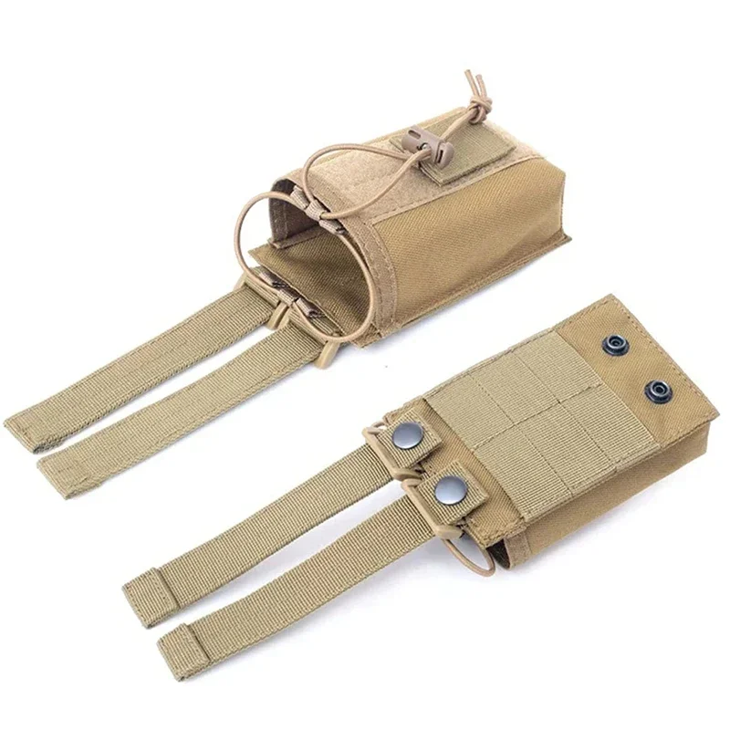 Bolsa táctica para exteriores, colgante deportivo, Radio Molle, soporte para Walkie Talkie, bolsa de bolsillo para revistas de caza - imagen 5