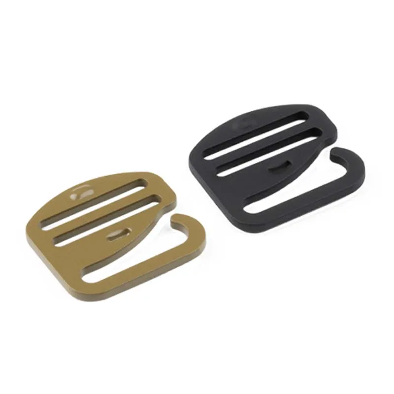 Gancho afilado de piezas G, 2 XC-1H-01, BK/KK, 1 pulgada, hebilla de correas, acero al carbono - imagen 3