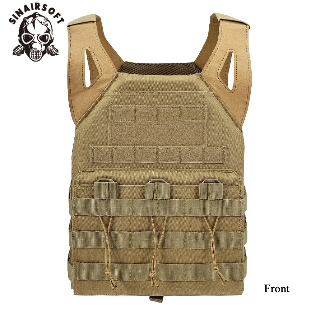 Chaleco táctico JPC SINAIRSOFT con aparejo de pecho Molle de reacción rápida, portador de placa protectora, equipo de combate, chaleco de aparejo de pecho de caza - imagen 3