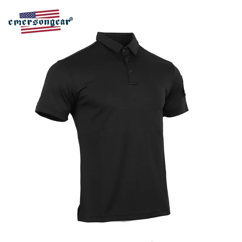 Emersongear etiqueta azul Polo para hombre camiseta táctica de secado rápido al aire libre Casual deportes caza senderismo Tops Camping EMB9428 - imagen 5