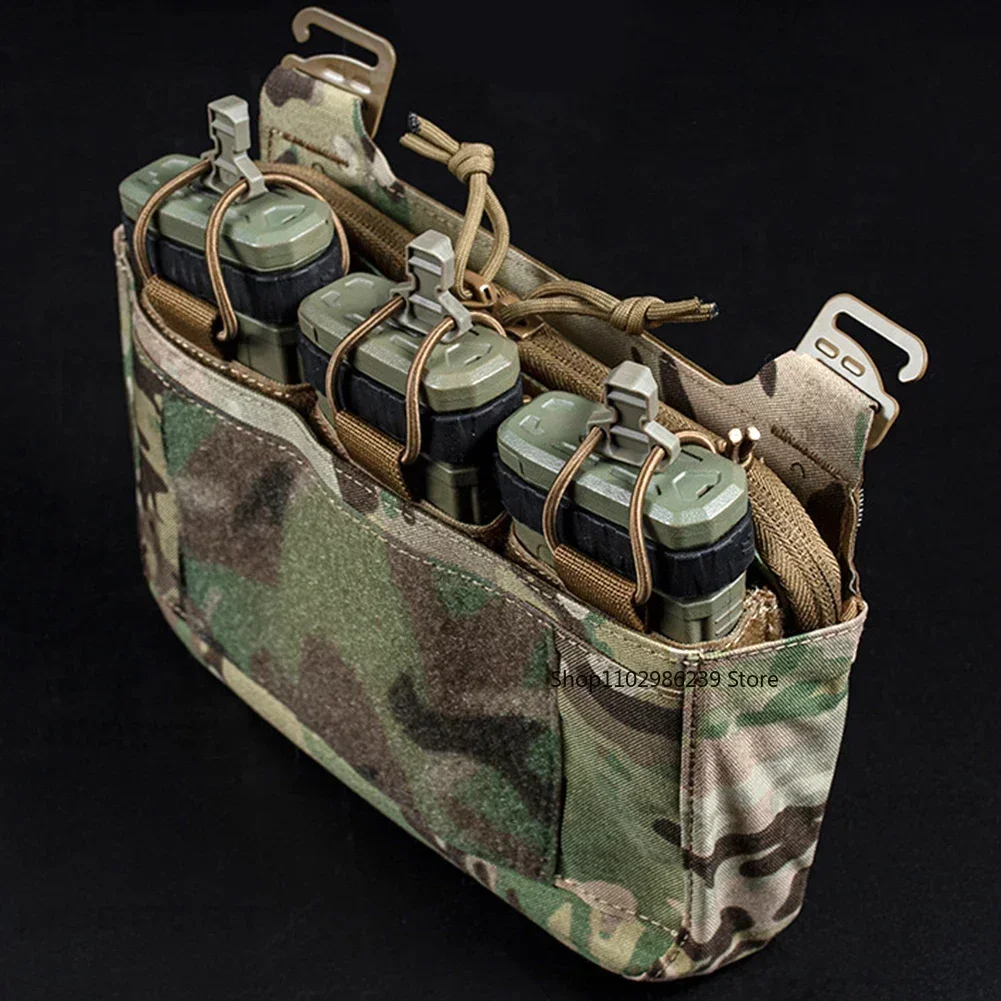Kangroo bolsa táctica riñonera abdominal doble pila con gancho G - imagen 4