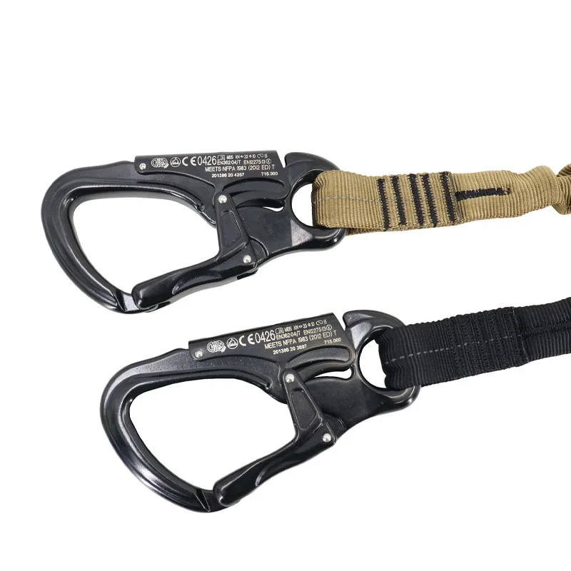 Cuerda de seguridad para caída aérea, cuerda de nailon gruesa de liberación rápida, colgante rápido de rana, aprobado por la CE - imagen 4