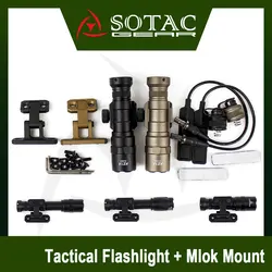 Linterna táctica SOTAC con montura Picatinny y M-LOK