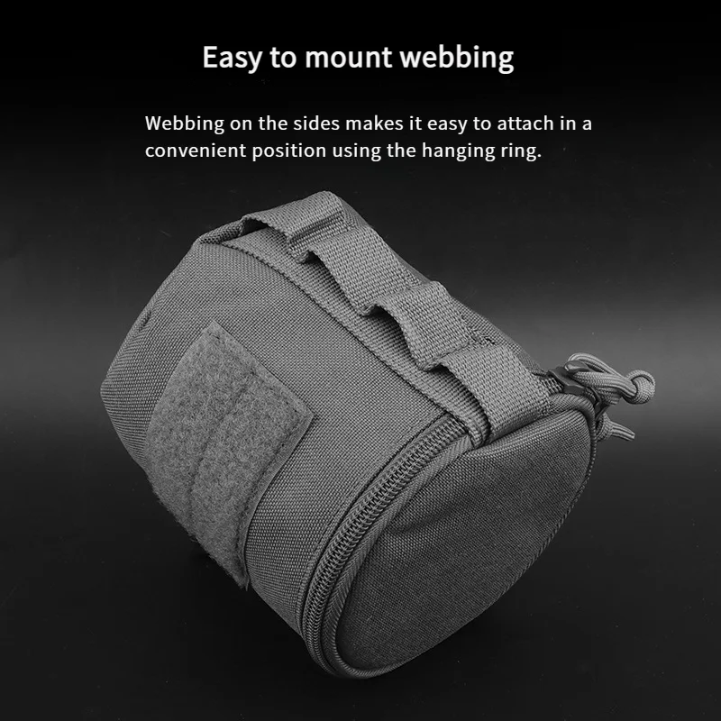 Rollo de papel para acampar al aire libre, bolsa de almacenamiento montada en correas, cajón de papel, cubierta de toalla de papel - imagen 4