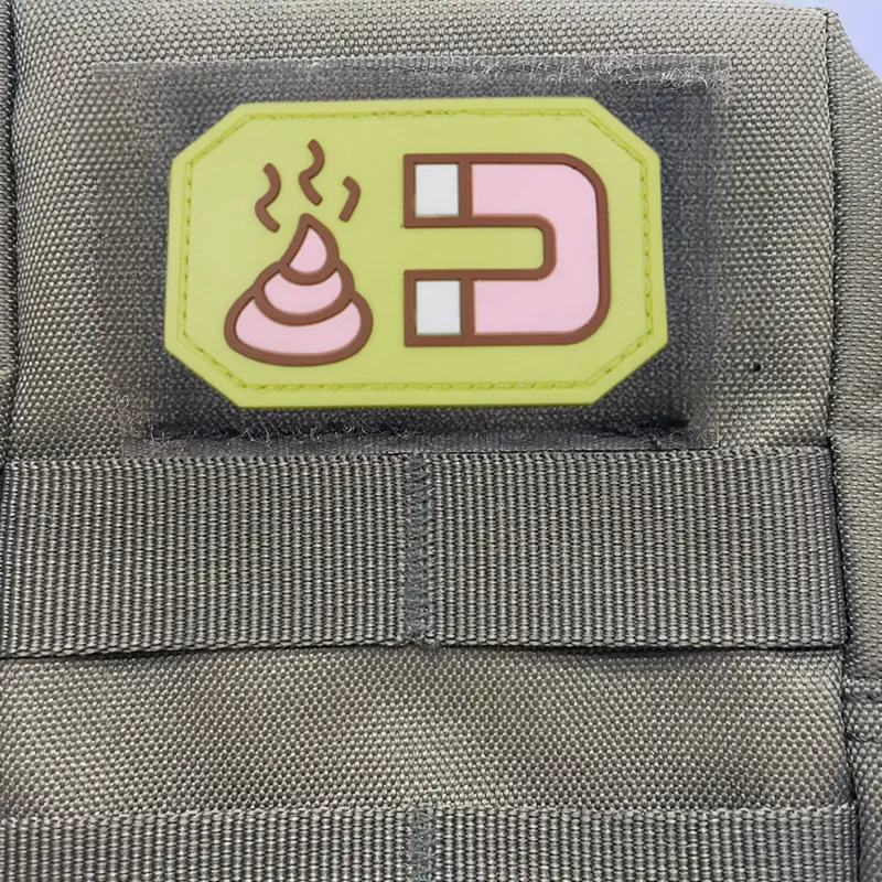 Shitss Mission-insignia táctica divertida, parches magnéticos de PVC, emblema de moral militar, brazalete, gancho y bucle, mochila, sombrero, pegatinas - imagen 5