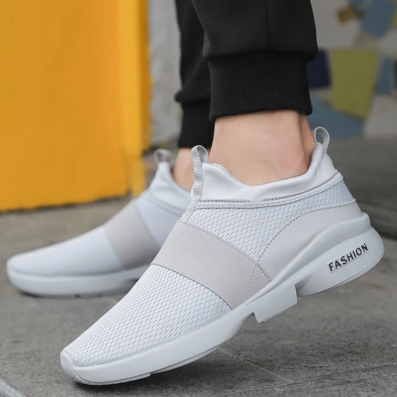 Zapatillas deportivas slip-on malla ligera transpirable para hombre - imagen 5