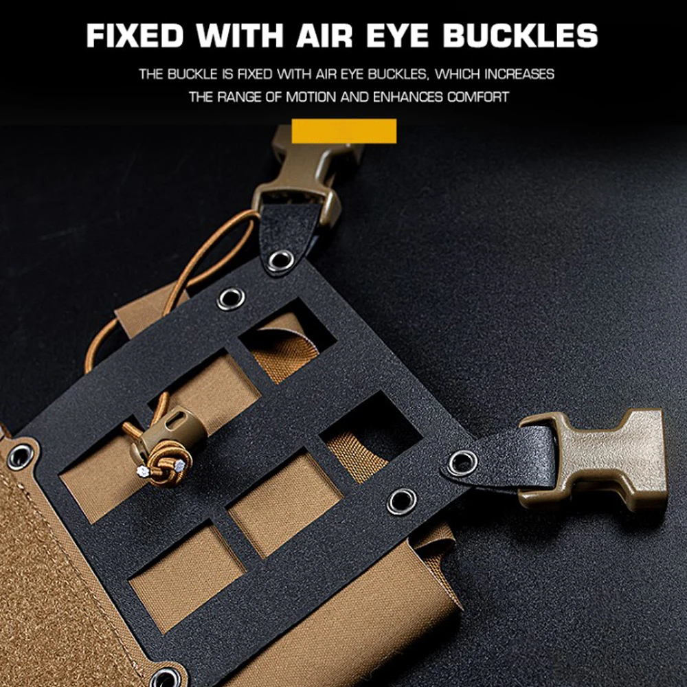 Aparejo de pecho táctico, chasis de expansión rápida MOLLE Militar, chaleco de caza, revista lateral, bolsa de Radio, accesorio de actualización de aparejo de pecho MK4 - imagen 4